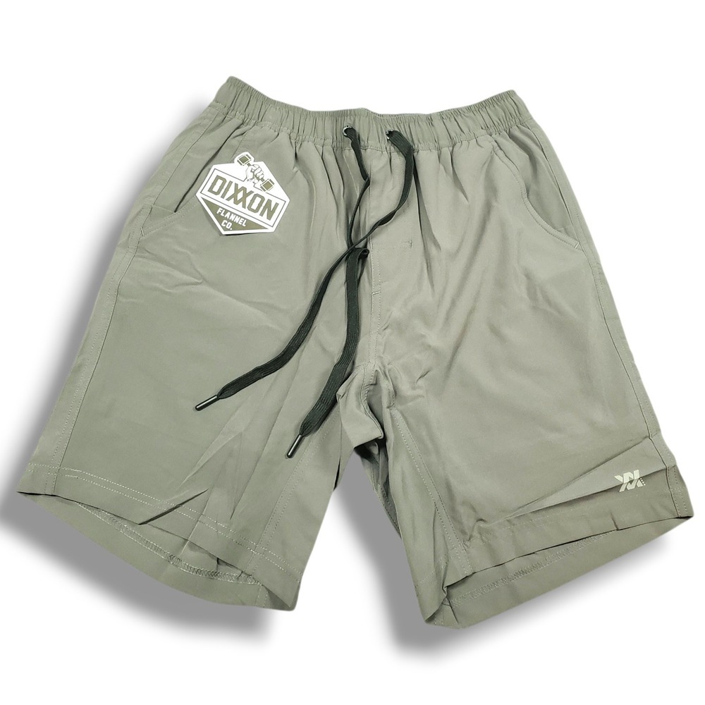 DIXXON Brad Shorts Mens Small‎ 27" Charcoal Gray Hybrid Lined Running Hiking Gym